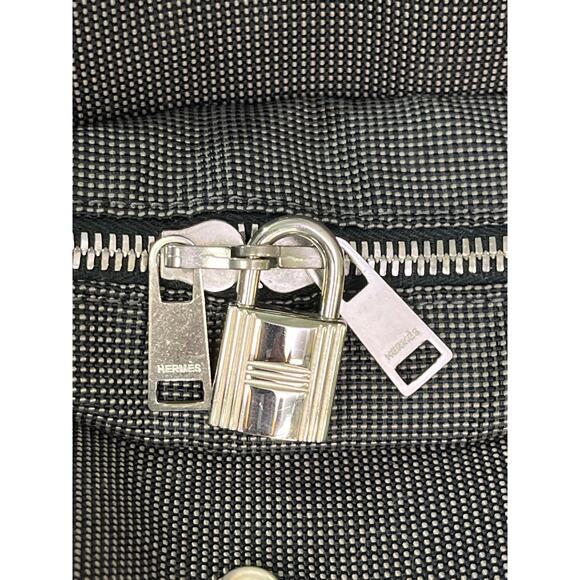 Hermès Palladium Plated Padlock and Keys Set No.110 Authentic Bag Lock Accessory - Picture 1 of 10